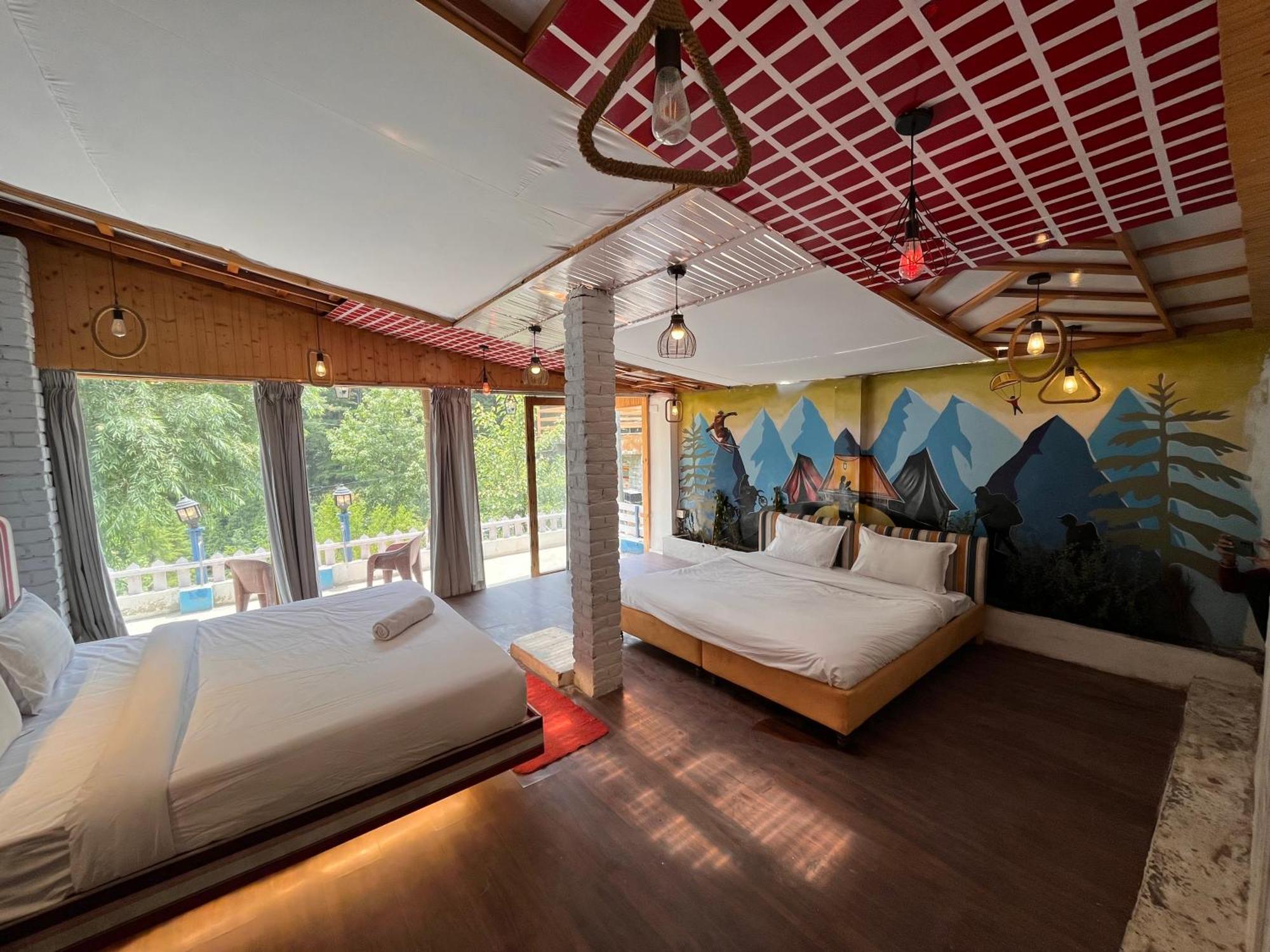 Hotel English Rose, #Personal Parking, #Petfriendly, #Garden, #Bonfire Under The Stars Манали Экстерьер фото